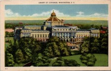 Library of Congress, Washington, D.C Vintage Postcard Wpc5