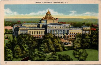 Library of Congress, Washington, D.C Vintage Postcard Wpc5