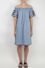 Ulla Johnson Jonas Dress in Chambray Size 4 $320