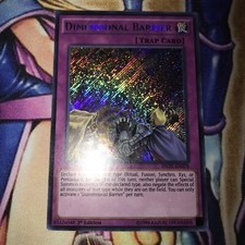 Dimensional Barrier - INOV-EN078 - Secret Rare -  1st NM slight holo bleed