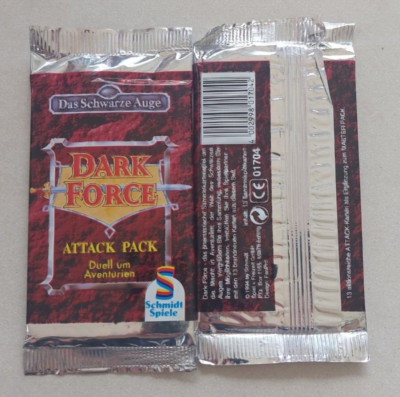 DSA DARK FORCE Das schwarze Auge CCG TCG ATTACK PACK BOOSTER OVP
