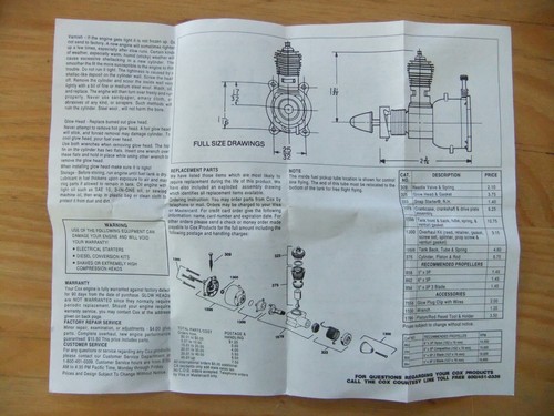 Cox Black Widow .049 model airplane engine, Vintage, new in box - Picture 2 of 6