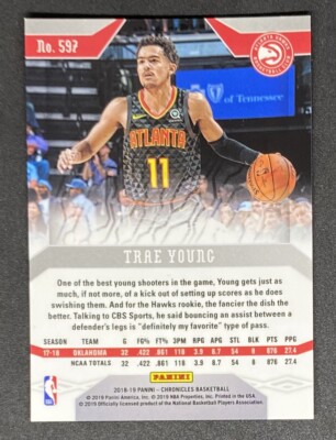 2018-19 Panini Chronicles Trae Young RC Phoenix #597 Rookie NBA
