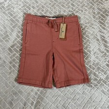 Tailor Vintage Shorts Boys 10 Muted Red Pockets Drawstring Waist Preppy Coastal