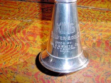 RARE KING SILVER SONIC CLARINET STERLING SILVER BELL GOLD WASHED 