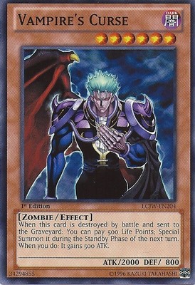 Vampire 50 Card Lot Vampire Lord Vampire Genesis Curse Bonus Yugioh Ebay