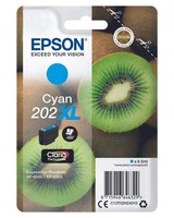 Epson Original 202XL Kiwi Druckerpatrone Cyan 650 Seiten 8,5Ml (C13T02H24010)
