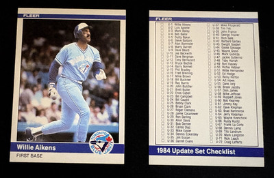 1984 FLEER UPDATE - COMPLETE YOUR SET *YOU PICK #1-132*