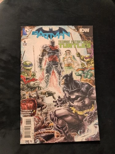 BATMAN TEENAGE MUTANT NINJA TURTLES #6 FIRST PRINT FREDDIE WILLIAMS VARIANT 1