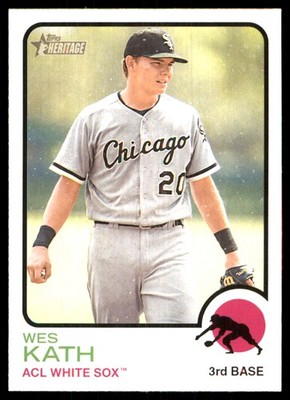 Wes Kath 2022 Topps Heritage Minor League #40 ACL White Sox MLB READ FREE SHIP