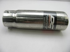 Dc Sport Ex1015 Stainless Steel Resonated Slant Cut Bolt-on Exhaust Tip 4.5 Out