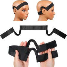 2 Pcs Wig Band For Lace Front Ear No Slip Melting Elastic Band Soft Wig Grip
