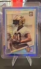 2025 Panini Donruss Optic - Rated Rookie Devin Neal #282 Blue Hyper Prizm (RC)