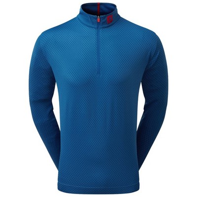 FootJoy Herren Half Zip Tonal Knit Chill-Out Golf Pullover Stretch Mid-Layer