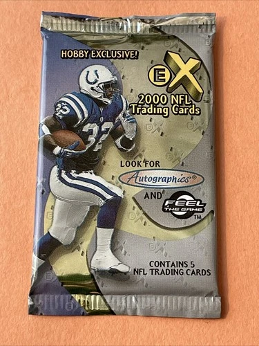 2000 Fleer E X Football Factory Sealed Pack TOM BRADY ROOKIE YEAR NEAR MINT