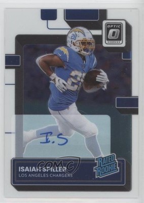 2022 Panini Donruss Optic Rated 132/150 Isaiah Spiller #216 Rookie Auto RC n0c
