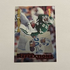 Barry Sanders Charlie Garner 1995 Score Reflextions Insert #RF2 Lions