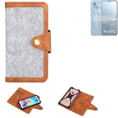 Schutz-Hülle für Lava Blaze 2 Pro Handyhülle, hellgrau