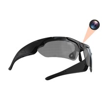 1080P FHD Glasses, Video Sunglasses with Polarized Lenses, Audio and Video Re...