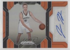 2016-17 Panini Prizm Auto Orange Prizm 21/25 Justin Hamilton #33 Auto 0c2