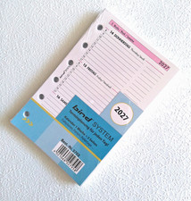 bind 5702 SYSTEM Kalender-Organizer-2027 Terminplaner 1 Wo.2 Seiten 12,5 x 7,9cm