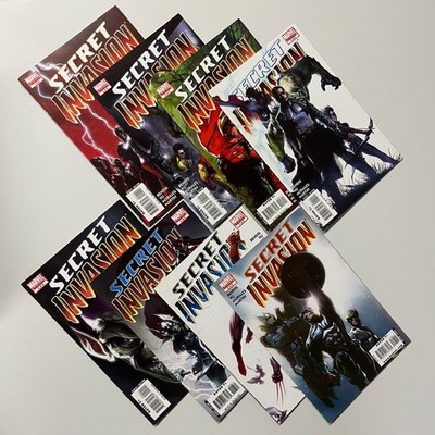 Secret Invasion #1-8 Complete Set Lot - Marvel Comics 2008
