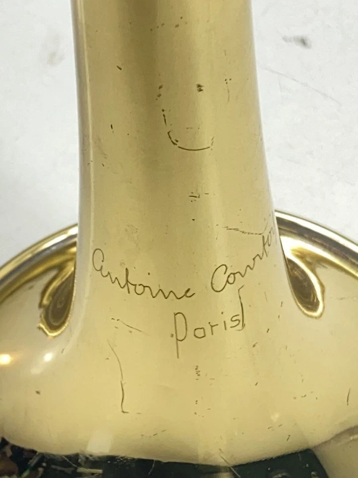 Trompeta Otras Marcas Ac333ML 【Probada】 Laca Courtois Francia Viento Usada Foto 3 de 4