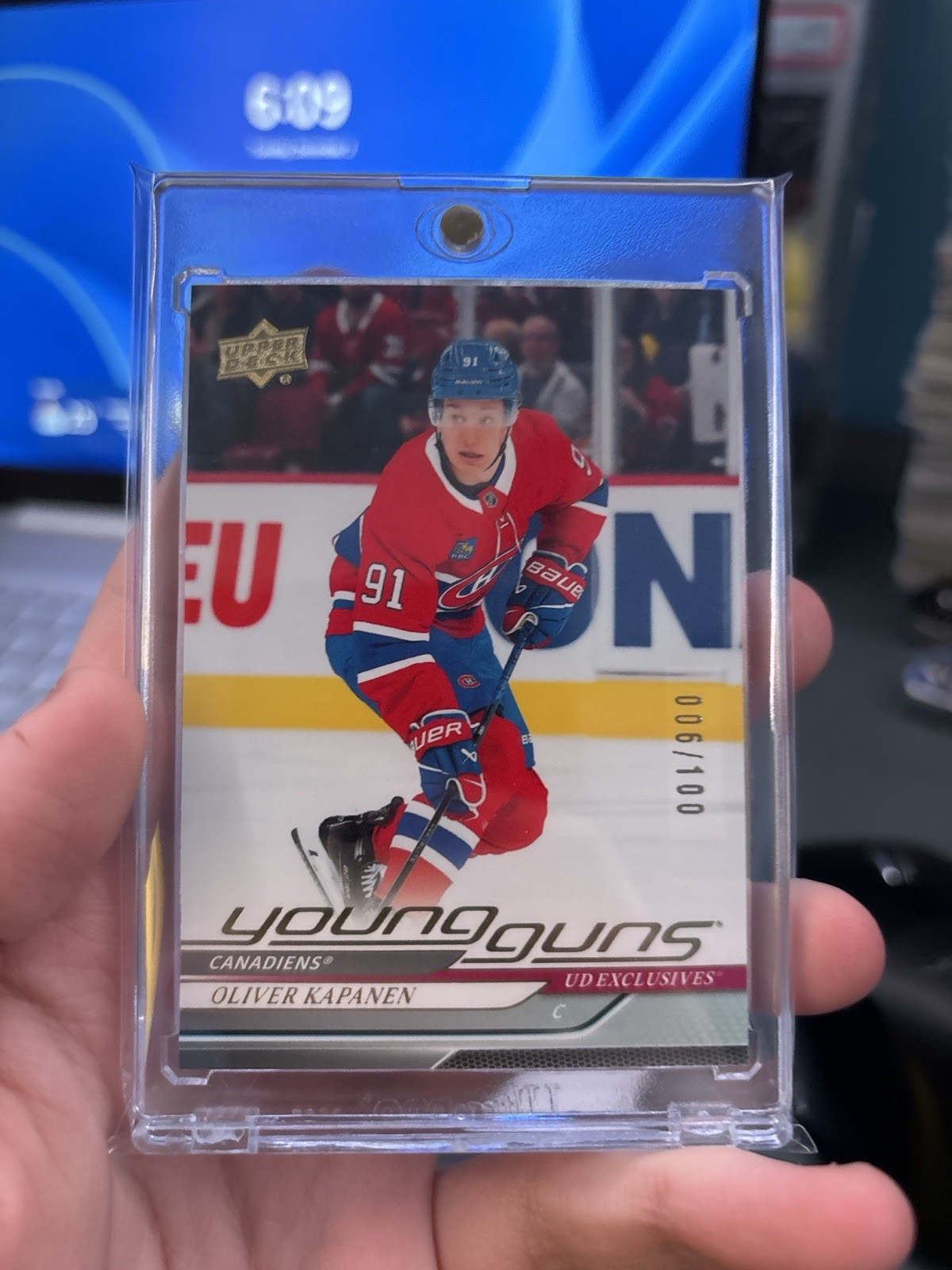 2024-25 Upper Deck Series 2 -Young Guns Oliver Kapanen #461 Exclusives /100 (RC)