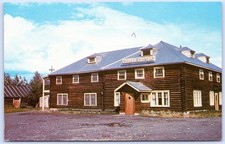 Postcard AK Copper Center Alaska Copper Center Roadhouse D126