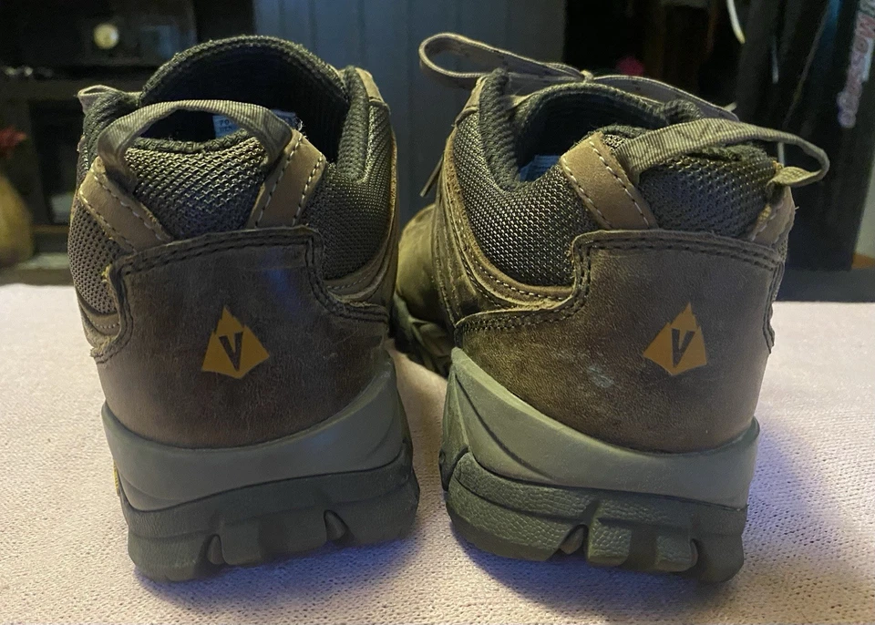 Мужские васковые коричневые кожаные туристические туфли размер 10,5 M протектор Vibram - Изображение 4 из 4