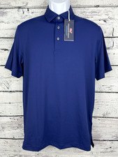 Vineyard Vines Men's On The Go Sankaty Polo Blue Depth Size Small S -NEW