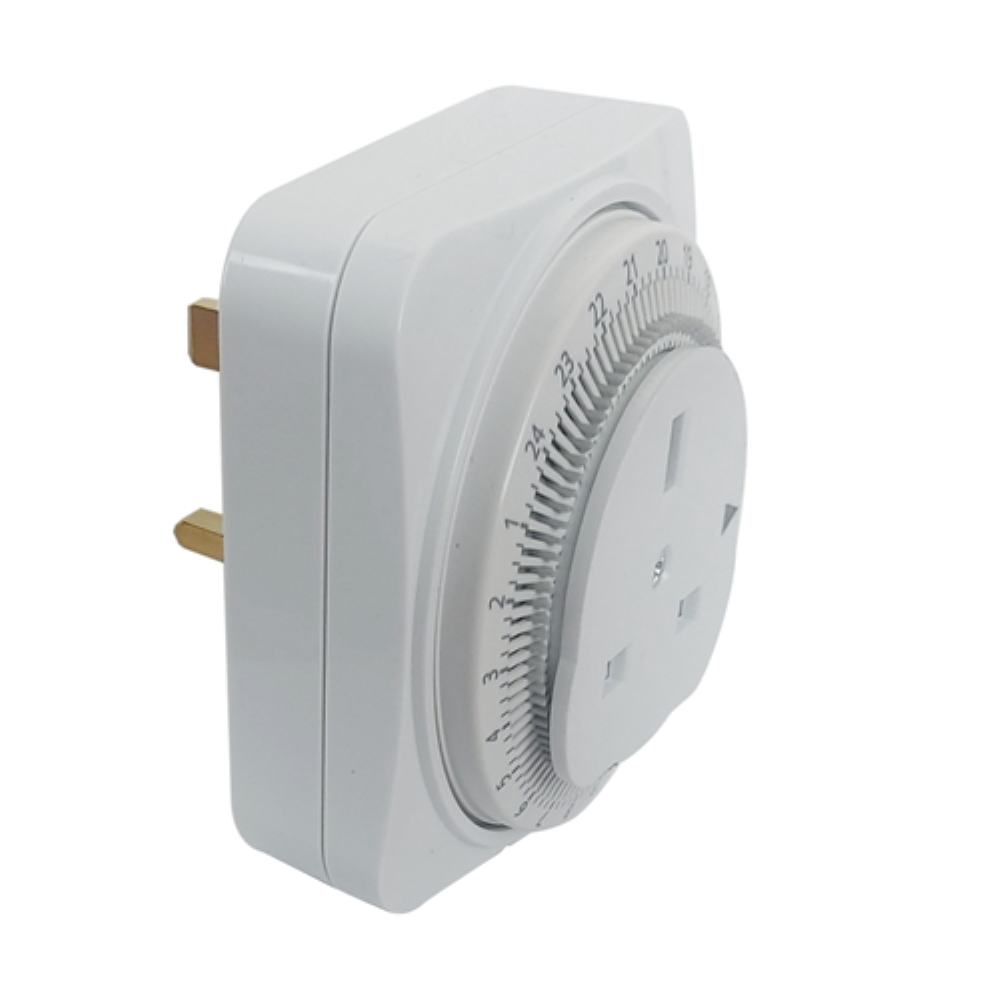 Axiom 24 Hour Plug in Segment Timer 15 Minute Segments -SQT24H