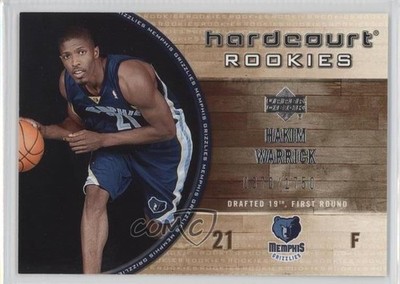 2005-06 Upper Deck Hardcourt Rookies 370/1750 Hakim Warrick #132 Rookie RC 0o9