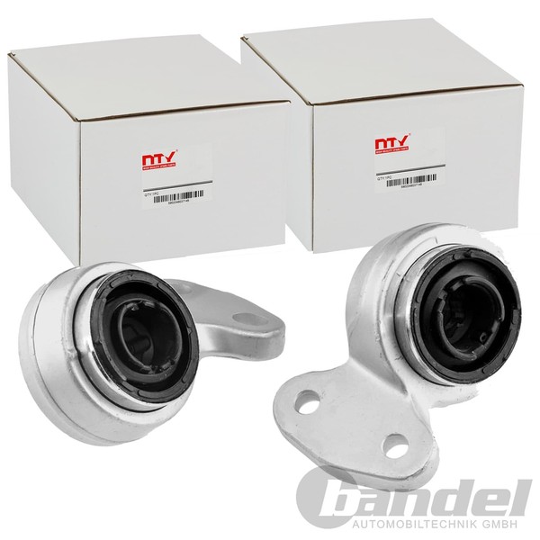 2X NTY Querlenkerlager Buchse Hinter DER Achse Innen Unten Vorne Beidseitig-image