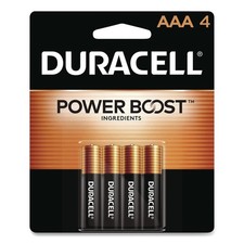 Duracell MN2400B4Z Power Boost CopperTop Alkaline AAA Batteries 4/Pack New