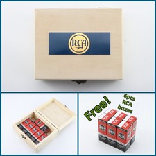 RCA Storage Wooden Box for Vacuum Tube free tube boxes for 12BZ7 12AX7 12AT7 6X4