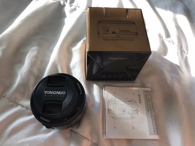 YONGNUO YN50mm F1.8 Auto/Manual Focus Lens For Canon EF Mount EOS Camera