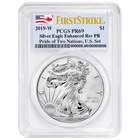 2019-W Reverse Proof $1 American Silver Eagle PCGS PR69 FS Dual Flag Label