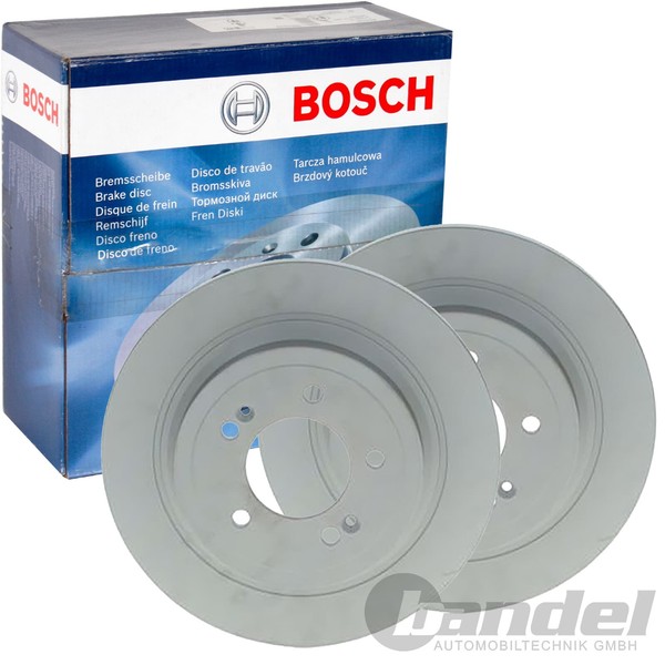 2X Bosch Bremsscheiben Ø302Mm Hinten Passend FÜR Hyundai Nexo Tucson KIA-image