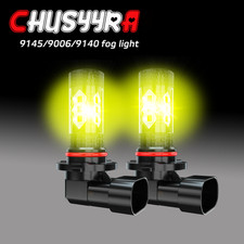 2x NEW 9005/HB3 4500K Golden Yellow High Power COB LED Fog Lights Driving Bulb