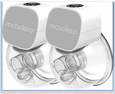 Mcadero M5 Wearable Breast Pump Grey Color 2 pumps