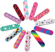 XINGZI 20-Pack Mini Nail Files - Double-Sided Emery Boards & Buffers for Mani...