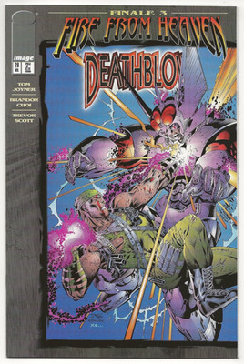 Image Comics DEATHBLOW #28 first printing Fire From Heaven Jim Lee cover