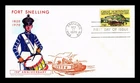 DR JIM STAMPS US COVER FORT SNELLING 150TH ANNIVERSARY FDC JACKSON CACHET
