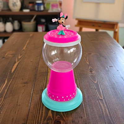 Handcrafted Gumball Machine Character Candy Bowl
