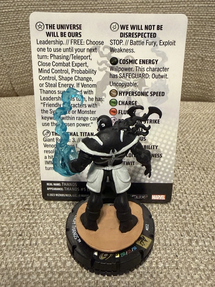 Heroclix Venom Thanos 052 суперредкий Spider-Man Beyond Amazing - Изображение 2 из 2