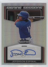 2022 Panini Prizm Draft Picks Signing Sessions Jeferson Espinal #SS-JE Auto w5b