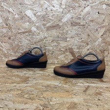 ROHDE LADIES SIZE 7.5 UK MULTI-COLOURED LEATHER SHOES 1D