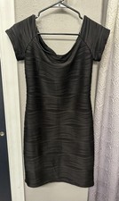 Vintage Y2K Double Click Women’s Way Off the Shoulder Bodycon Mini Dress Size M.