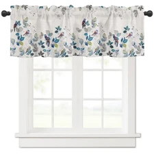 Curtain Valance 42" x 12", Pastoral 42"W x 12"L (Pack of 1) Leafdra924